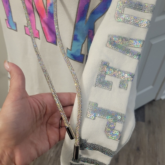 VS PINK BLING WATERCOLOR HOODIE - Picture 4 of 10